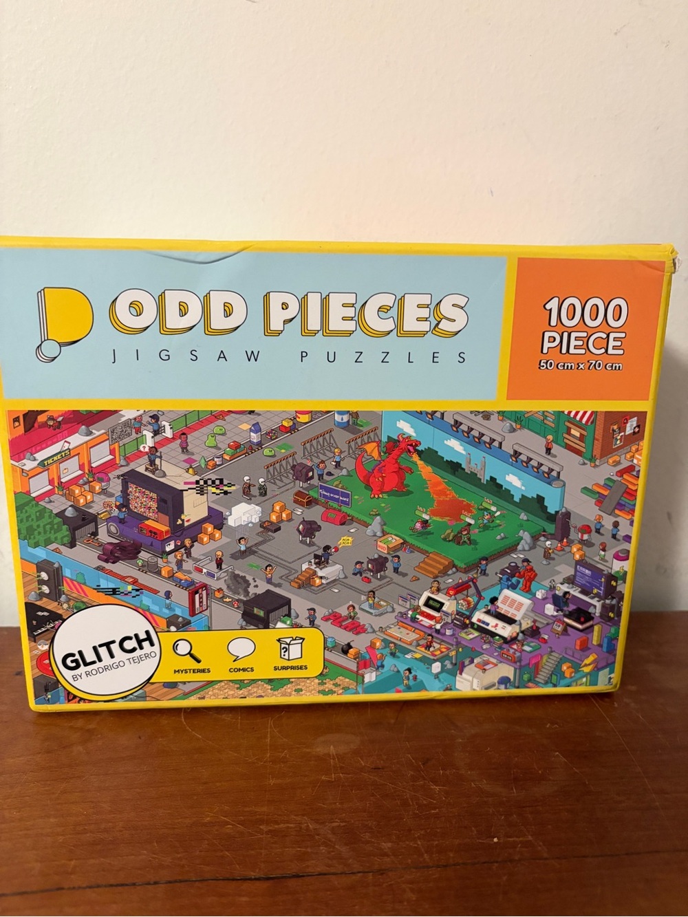 'Glitch' 1000-Piece Jigsaw Puzzle Odd Pieces